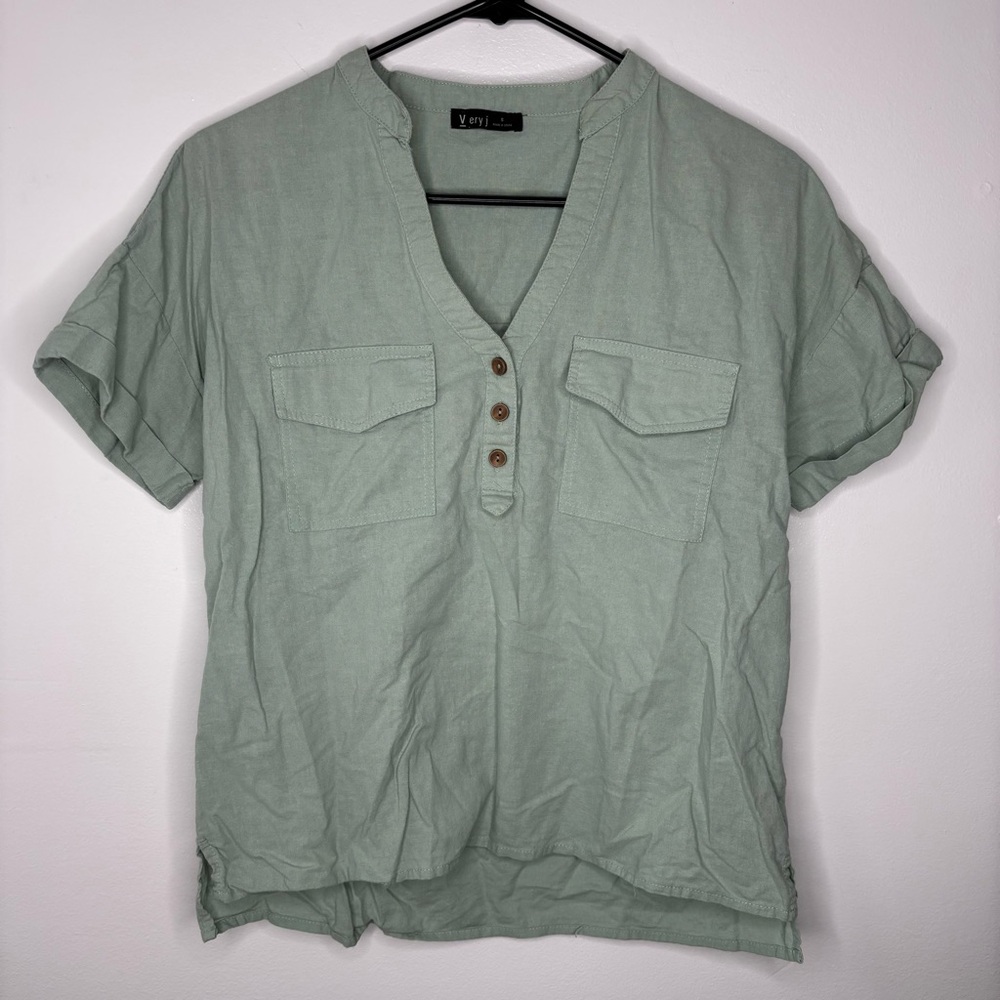 Very J Linen Top